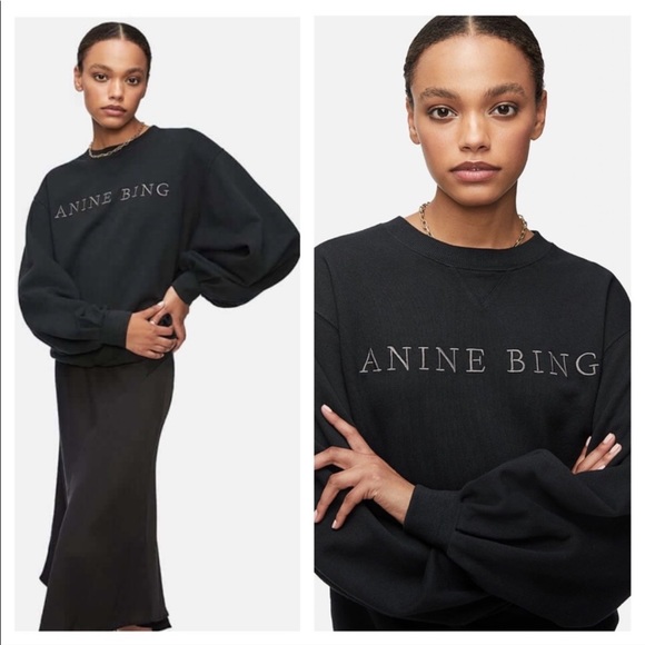 Anine Bing | Tops | Anine Bing Esme Sweatshirt | Poshmark